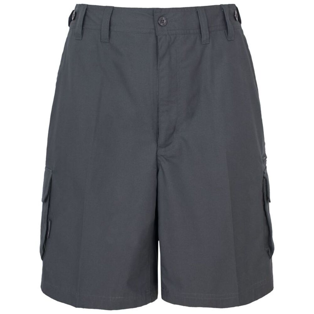 Trespass Mens Gally Water Repellent Hiking Cargo Shorts / Graphite
